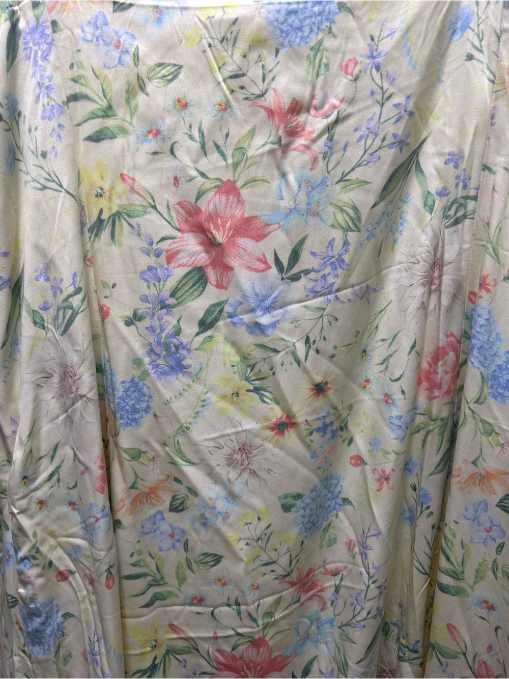 NWT Bridgerton Satin Like Bow Tie Shoulder Dress Large - Picture 5 of 6